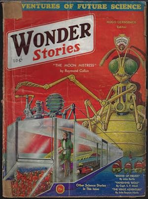 Imagen del vendedor de WONDER Stories: May 1932 ('Brood of Helios") a la venta por Books from the Crypt
