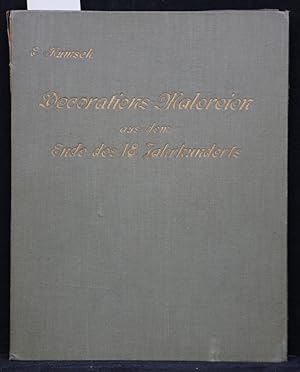 Imagen del vendedor de Decorations-Malereien aus dem Ende des 18. Jahrhunderts. Auswahl von Entwrfen aus der Zeitschrift Magazin fr Freunde des guten Geschmacks, 1795-1799. a la venta por Antiquariat  Braun