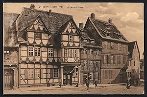 Bild des Verkufers fr Ansichtskarte Quedlinburg, Klopstock - Haus zum Verkauf von Bartko-Reher