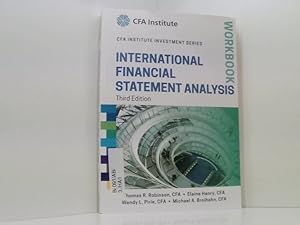 Bild des Verkufers fr International Financial Statement Analysis Workbook (The CFA Institute Series) zum Verkauf von Book Broker