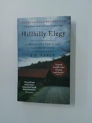 Seller image for Hillbilly Elegy: The International Bestselling Memoir Coming Soon as a Netflix Major Motion Picture starring Amy Adams and Glenn Close for sale by Antiquariat Buchhandel Daniel Viertel