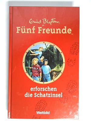 Bild des Verkufers fr Fnf Freunde erforschen die Schatzinsel Enid Blyton. Ill. von Eileen A. Soper. [Aus dem Engl. von Werner Lincke] zum Verkauf von Antiquariat Buchhandel Daniel Viertel