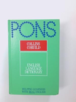 Seller image for PONS Collins Cobuild. English Language Dictionary [developed and comp. in the English Department at the University of Birmingham. Ed. in chief John Sinclair] for sale by Antiquariat Buchhandel Daniel Viertel