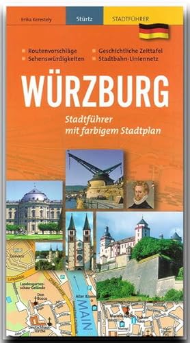Bild des Verkufers fr Wrzburg - Stadtfhrer: mit farbigem Stadtplan mit farbigem Stadtplan zum Verkauf von Antiquariat Buchhandel Daniel Viertel