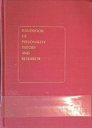 Bild des Verkufers fr Handbook of Personality theory and research. zum Verkauf von books4less (Versandantiquariat Petra Gros GmbH & Co. KG)
