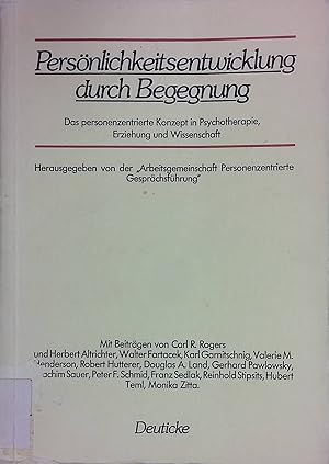 Bild des Verkufers fr Zum Problem des "subjektiven Faktors" im personenzentrierten Ansatz von Rogers -in: Persnlichkeitsentwicklung durch Begegnung : d. personenzentrierte Konzept in Psychotherapie, Erziehung u. Wiss. hrsg. von d. Arbeitsgemeinschaft Personenzentrierte Gesprchsfhrung zum Verkauf von books4less (Versandantiquariat Petra Gros GmbH & Co. KG)