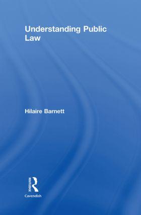Bild des Verkufers fr Barnett, H: Understanding Public Law zum Verkauf von moluna