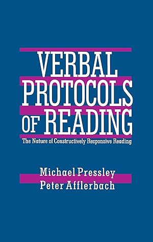 Image du vendeur pour Pressley, M: Verbal Protocols of Reading mis en vente par moluna