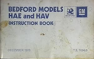 Image du vendeur pour Bedford Models HAE and HAV. Operation & Maintenance Instructions mis en vente par Barter Books Ltd