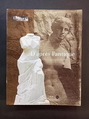 Bild des Verkufers fr D'aprs l'antique zum Verkauf von Librairie de l'Avenue - Henri  Veyrier