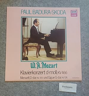 Bild des Verkufers fr W. A. Mozart. Klavierkonzert D-moll, KV 466 [Vinyl/LP]. zum Verkauf von Druckwaren Antiquariat