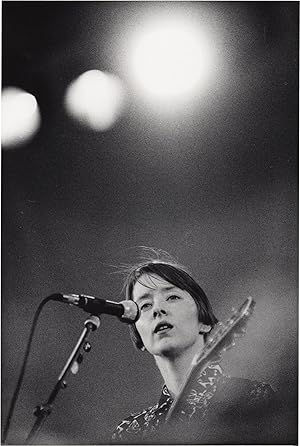 Original photograph of Suzanne Vega performing in Stockholm on June 27, 1989