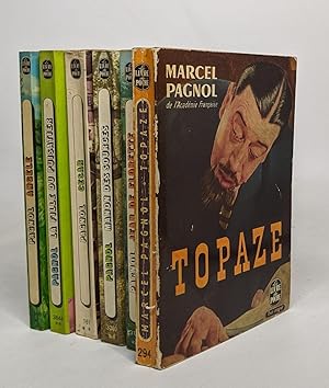 Image du vendeur pour Lot de 6 romans de Marcel Pagnol: Angle / L'eau des collines: I Jean de Florette - II Manon des sources / La fille du puisatier / Cesar / Topaze mis en vente par crealivres