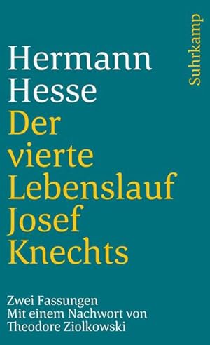 Immagine del venditore per Der vierte Lebenslauf Josef Knechts: Zwei Fassungen (suhrkamp taschenbuch) venduto da Gerald Wollermann