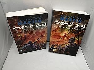 Immagine del venditore per TORMENTA DE ESPADAS I y II: Cancin de Hielo y Fuego / 3: Vols. 1 y 2 (DOS LIBROS) venduto da Libros Angulo