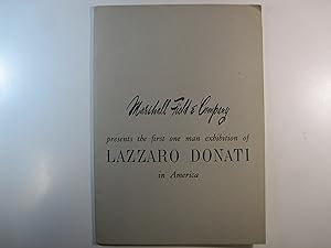 Bild des Verkufers fr PRESENTS THE FIRST ONE MAN EXHIBITION OF LAZZARO DONATI IN AMERICA zum Verkauf von Costa LLibreter