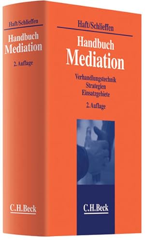 Bild des Verkufers fr Handbuch Mediation hrsg. von Fritjof Haft ; Katharina Grfin von Schlieffen zum Verkauf von Antiquariat Mander Quell