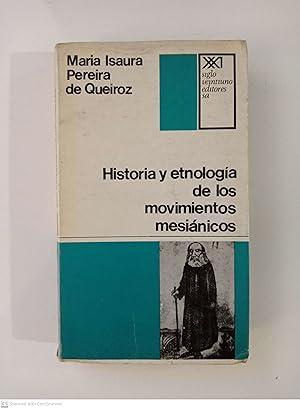 Seller image for Historia y etnologa de los movimientos mesinicos for sale by Llibres Capra