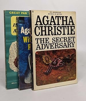 Lot de 3 romans d'Agatha Christie : The secret adversary / A murder is annouced / Witness for the...