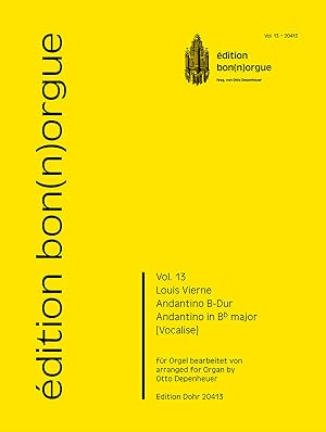 Image du vendeur pour Andantino B-Dur (fr Orgel) (Vocalise) mis en vente par Verlag Christoph Dohr