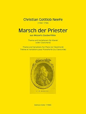 Bild des Verkufers fr Marsch der Priester aus Mozarts Zauberflte -Variationen fr Klavier (Clavichord)- zum Verkauf von Verlag Christoph Dohr