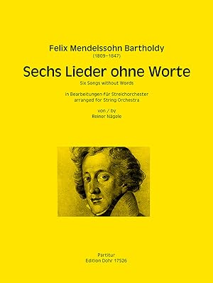 Seller image for Sechs Lieder ohne Worte (fr Streichorchester) for sale by Verlag Christoph Dohr