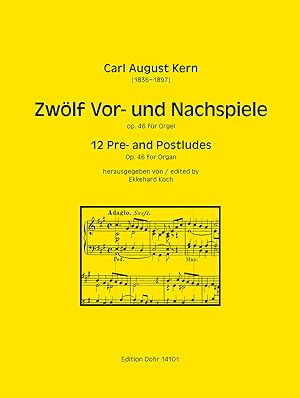Bild des Verkufers fr Zwlf Vor- und Nachspiele op. 46 zum Verkauf von Verlag Christoph Dohr