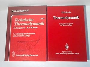 Immagine del venditore per Technische Thermodynamik: Teil I (von 2) venduto da Celler Versandantiquariat