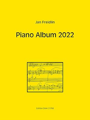 Bild des Verkufers fr Piano Album 2022 fr Klavier (2020/2021) zum Verkauf von Verlag Christoph Dohr