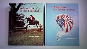 Bild des Verkufers fr Adventures in English Literature / Adventures in American Literature. Zusammen 2 Bnde zum Verkauf von Celler Versandantiquariat
