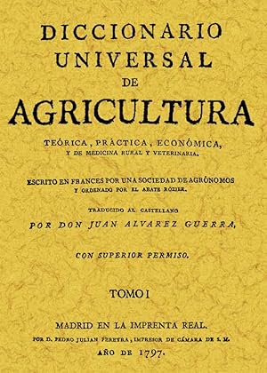 DICCIONARIO UNIVERSAL DE AGRICULTURA (16 TOMOS)