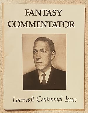 Bild des Verkufers fr Fantasy Commentator Vol. VII, No. 1, Fall 1990: Lovecraft Centennial Issue / R Alain Everts "Death of a Gentleman Howard Phillips Lovecraft's Last Days" / Sam Moskowitz "Bernarr Macfadden And His Obsession With Science-Fiction" part 5 / Edward W O'Brien, Jr "Lovecraft's Two Views of Arkham" / John McInnis "Father Images in Lovecraft's 'Hypnos'" / Mike Ashley "Sons of Super-Science" / Sam Moskowitz "The Lovecraft Centennial Celebration" / Wilfred B Talman "Lovecraft Psychoanalyzed" / Sam Moskowitz "Voyagers Through Eternity - XI" zum Verkauf von Shore Books