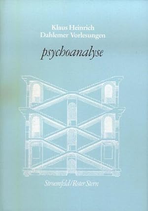 Dahlemer Vorlesungen und Studien: Dahlemer Vorlesungen, Bd.7, Psychoanalyse: psychoanalyse sigmun...