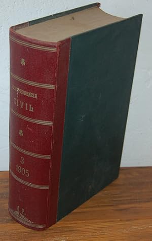 Imagen del vendedor de Jurisprudencia Civil. Coleccin completa de las SENTENCIAS DICTADAS POR EL TRIBUNAL SUPREMO en recursos de Nulidad, Casacin e Injusticia notoria, y en materia de Competencias, desde la organizacin de aquellos en 1838 hasta el da: Resoluciones hipotecarias dictadas por la Direccin General de los Registros y fallos del Supremo Tribunal de la Rota, cuya publicacin se autorice. TOMO 102 (3 de 1905), Julio a Diciembre a la venta por EL RINCN ESCRITO