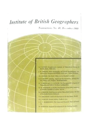 Bild des Verkufers fr Institute of British Geographers Transactions No.48, December 1969 zum Verkauf von World of Rare Books