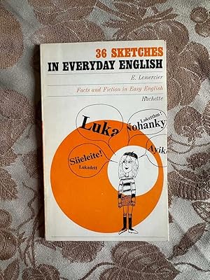 Seller image for 36 sketches in everyday english for sale by Dmons et Merveilles