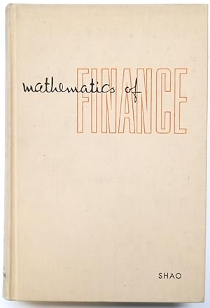 Image du vendeur pour Mathematics of Finance mis en vente par PsychoBabel & Skoob Books