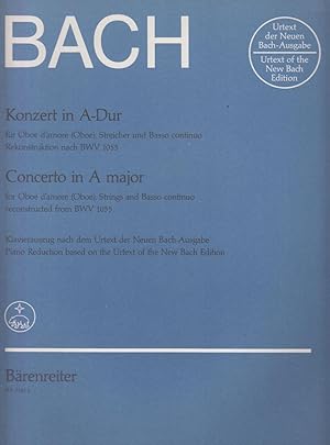 Concerto in A major after BWV 1055 for Oboe d'amore - Oboe d'amore (Oboe) and Piano
