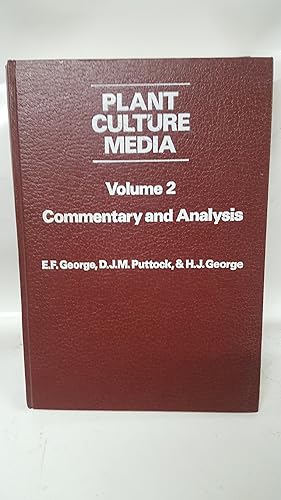 Imagen del vendedor de Commentary and Analysis (Vol 2) (Plant Culture Media) a la venta por Cambridge Rare Books
