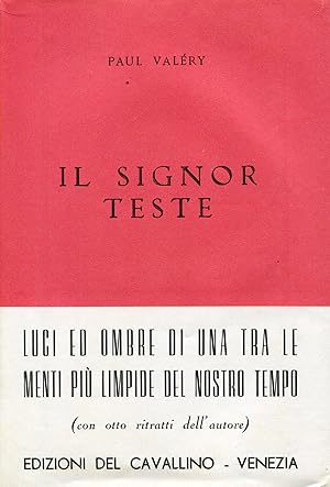 Bild des Verkufers fr Il signor Teste zum Verkauf von Studio Bibliografico Marini