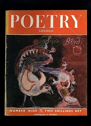 Seller image for POETRY (LONDON) - A Bi-Monthly of Modern Verse and Criticism: Vol. 2, No. 9 - May 1943 - DYLAN THOMAS, BORIS PASTERNAK + GRAHAM SUTHERLAND (Lithographs) for sale by Orlando Booksellers