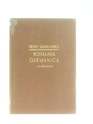 Image du vendeur pour Romania Germanica Band III mis en vente par World of Rare Books