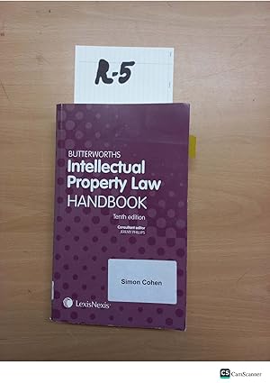 Bild des Verkufers fr Butterworths Intellectual Property Law Handbook 10th Ed By Jeremy Phillips zum Verkauf von UK LAW BOOK SELLERS LTD