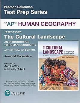 Seller image for Test Prep Series for AP Human Geography, To Accompany: The Cultural Landscape An Introduction to Human Geography, c. 2020, 9780135234044, 0135234042 for sale by Goodwill Industries of VSB