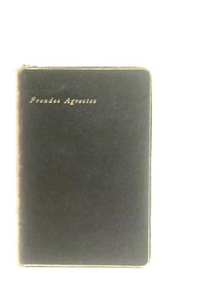 Seller image for Frondes Agrestes.Readings in Modern Painters for sale by World of Rare Books