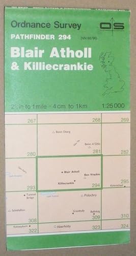 Blair Atholl & Killiecrankie. 1:25000 Pathfinder Map Sheet 294 (NN 86/96)