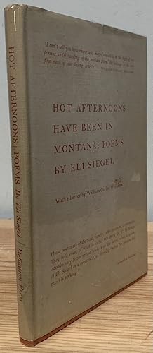 Imagen del vendedor de Hot Afternoons Have Been in Montana: Poems a la venta por Chaparral Books