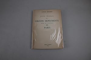 Imagen del vendedor de Petite histoire des grands monuments de Paris a la venta por biblio antiques