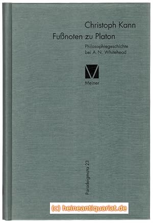 Fußnoten zu Platon. Philosophiegeschichte bei A. N. Whitehead.