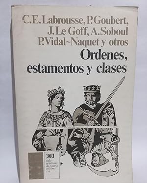 Immagine del venditore per Ordenes Estamentos y Clases - Primera edicin en espaol venduto da Libros de Ultramar Alicante